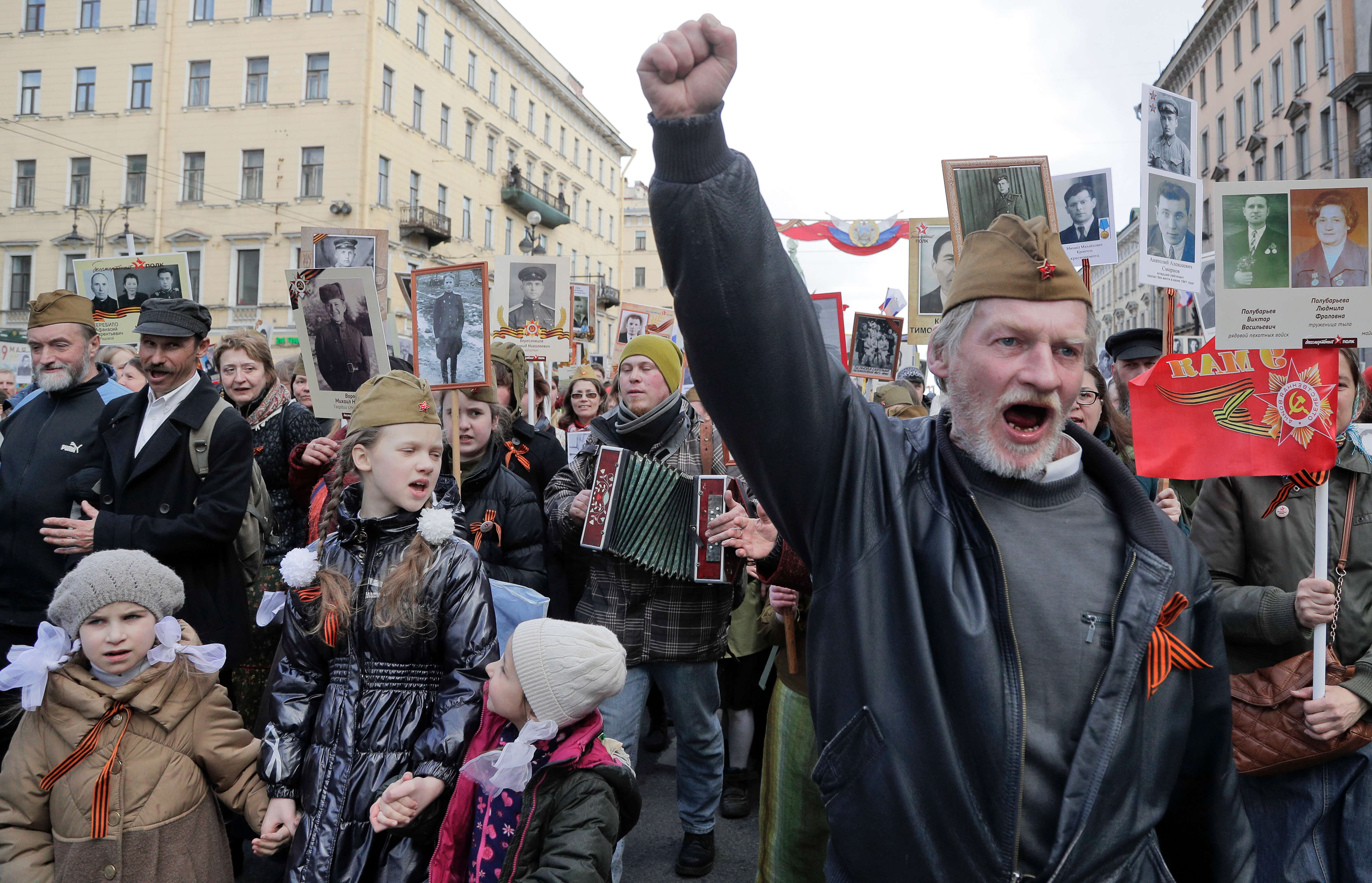 Russia celebrates Nazi Germany’s defeat on Victory Day, May 9, 2017. (Photo: AP)